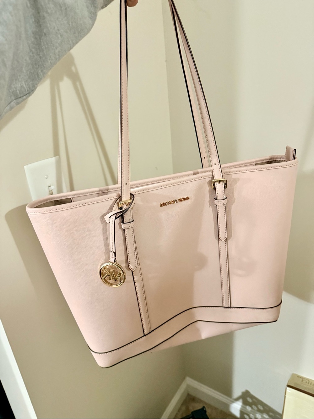 Michael Kors Blush Pink Saffiano Leather Tote